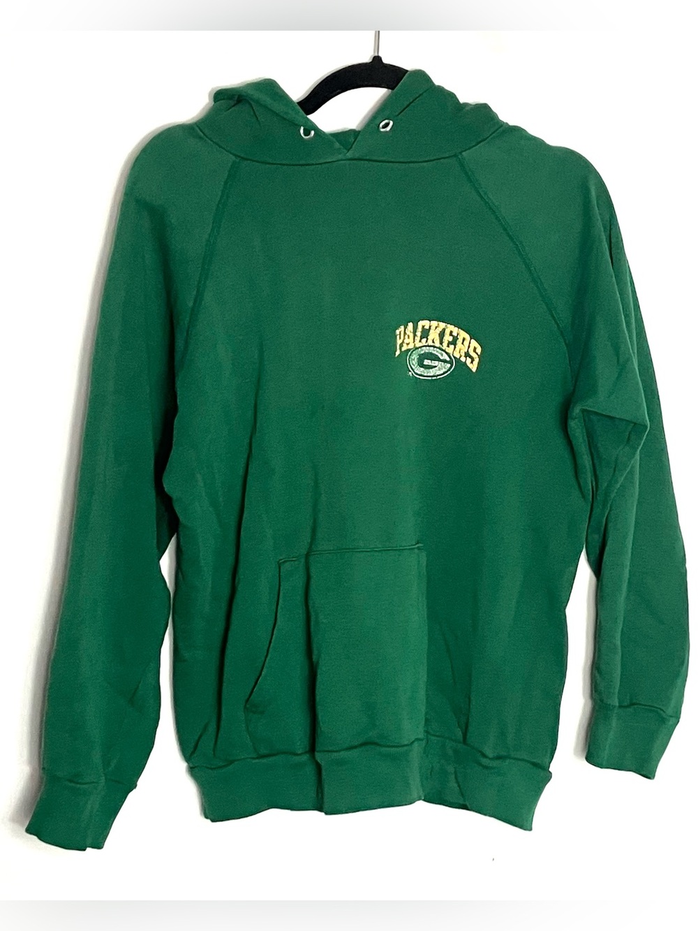 Vintage 80s Champion Green Bay Packers Hooded Sweatshirt Green XL